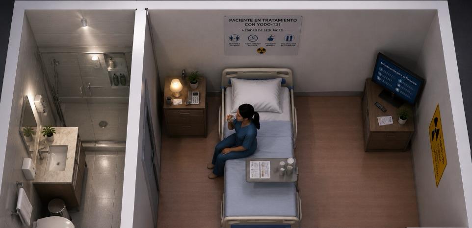 Zona controlada de tratamiento con Yodo-131